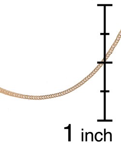 14k Yellow Gold 24-inch Silk Foxtail Necklace