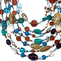 Nickel silverTurquoise Dreams Necklace (India)