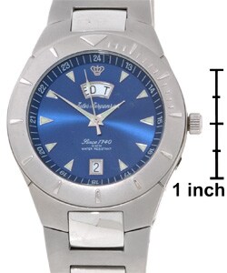Jules Jurgensen Matte Finish Stainless Steel Watch