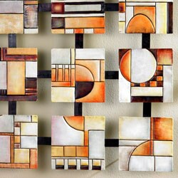 Abstract Squares Wall Art