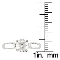 14k White Gold 1ct TDW Diamond Solitaire Ring (I-J, I1-I2)