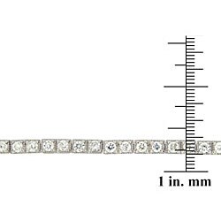 Icz Stonez Sterling Silver CZ Tennis Bracelet