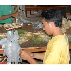 Capiz Shell and Coconut Wood Wind Chimes (Indonesia)