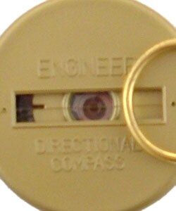 Military Design Brass Compass