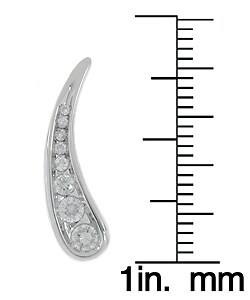 10k Gold 1/2ct TDW Diamond Journey Earrings (J-K, I2-I3)