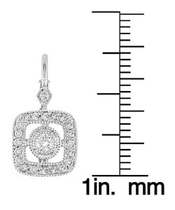 14k White Gold 1/2ct Diamond Earrings