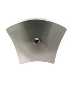 Fontaine Trapezoid Grey Glass 26-inch Vessel Sink