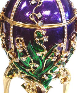 Faberge-style Collectible Enameled Egg