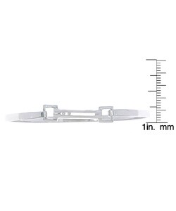 Hot Diamonds Sterling Silver Diamond Hinged Bangle
