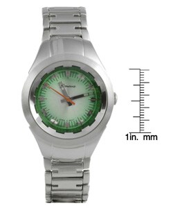 Geneva Platinum Thick Bezel Men's Watch