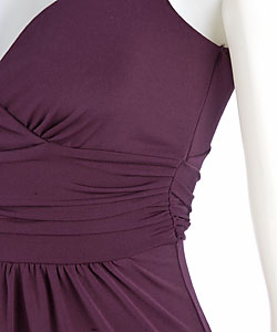 Ruby Double-V Ruched Waist Dress
