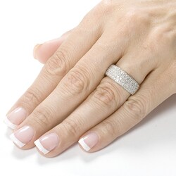 14k Gold 1ct TDW Diamond Pave Band (H-I, I1-I2)