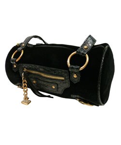 XOXO Velvet West Broadway Shoulder Bag
