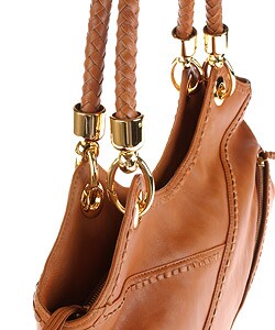 Via Spiga Tan East/West Shoulder Bag