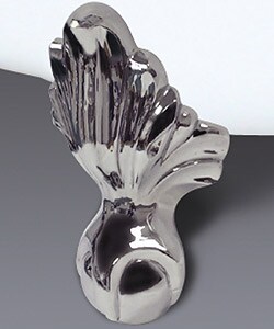 Ascot Chrome Clawfoot Slipper Bathtub Package