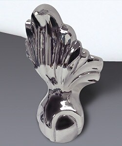 Celine Chrome Clawfoot Double-ended Bathtub Package