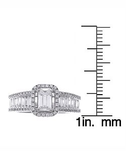 14k White Gold 1ct TDW Diamond Engagement Ring