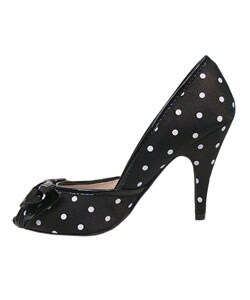 Adi Designs 1/2 Collection Polka Dot Peep Toe Pumps