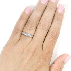 14k White Gold 1ct TDW Princess Diamond Ring (H-I, I1-I2)