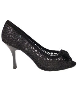 Liliana Collection by Adi Lace Peep-toe Pumps