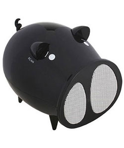 Portable Piggie Multimedia Speaker with FM Radio