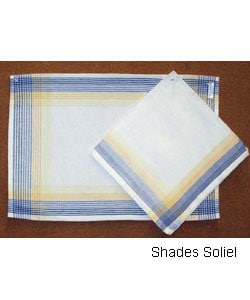 Hand-woven Placemats and Napkin Set (India)