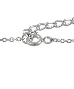 Sterling Silver Religious Themed Polished Anklet
