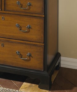 Hand-painted Espresso Accent Chest