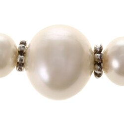 White Cultured Freshwater Pearl Necklace