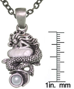 Deep Sea Mermaid Pewter Necklace