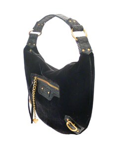 XOXO Velvet West Broadway Hobo Bag