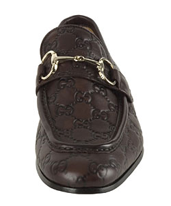 Gucci Leather Guccissima Loafers with Bit Hardware