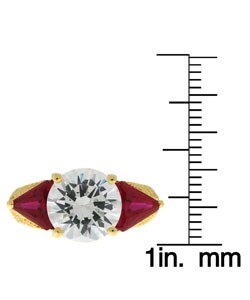 Maddy Emerson 'Majesty' Created Ruby and CZ Ring