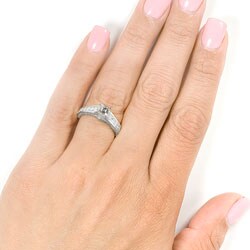 14k White Gold 1ct TDW Diamond Engagement Ring (H-I,SI1)