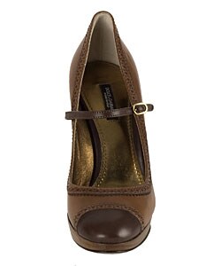 Dolce & Gabbana Tobacco Brown High-heel Pumps
