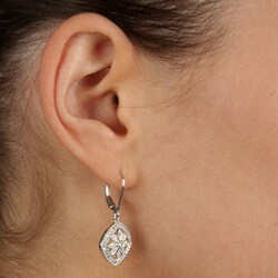 Maddy Emerson Couture Graceful 1/8ct TDW Diamond Earrings (H-I, I1)