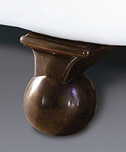 Madeline Clawfoot Bathtub with Cannonball Feet