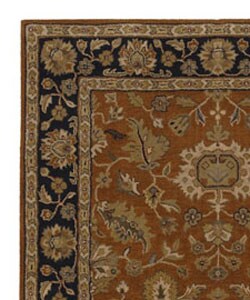Hand-tufted Camelot Collection Wool Runner (3' x 12')