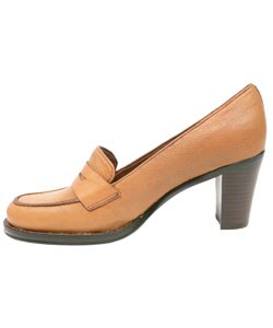 Aerosoles Clichey Leather Chunky Heel Pumps