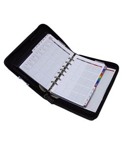 Day Runner Large Zipper Organizer (Leather)