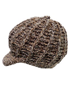 Hailey Hats Crocheted Newsboy Cap