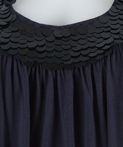 Matty M Sequined Neck Dress