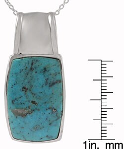 Sterling Silver Turquoise Fashion Necklace