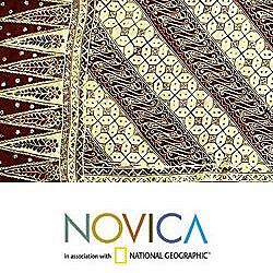'Harmony' Silk Batik Scarf (Indonesia)