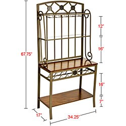 Decorative Bakers/ Wine Storage Rack