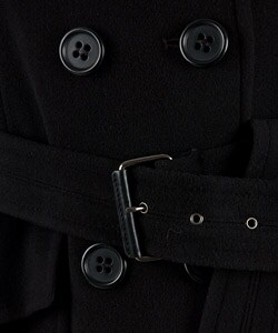 DKNY Double Breasted Cashmere Blend Trench Coat