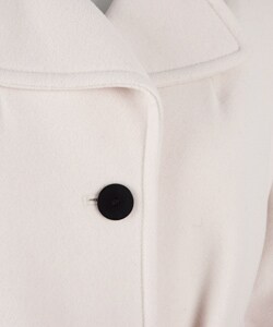 DKNY Single Breasted Belted Cashmere Blend Trench Coat