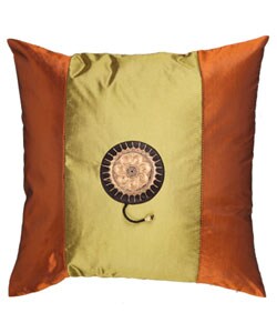Tangerine and Olive Decorative Pillow Sham