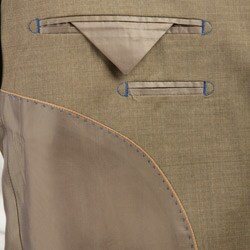 Massimo Genni Men's Tan 3-button Suit