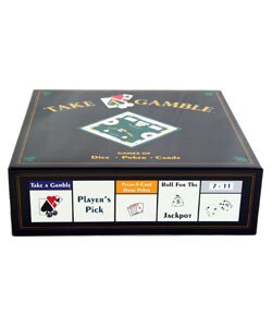 Take a Gamble Games Casino Dice-Poker-Card Set